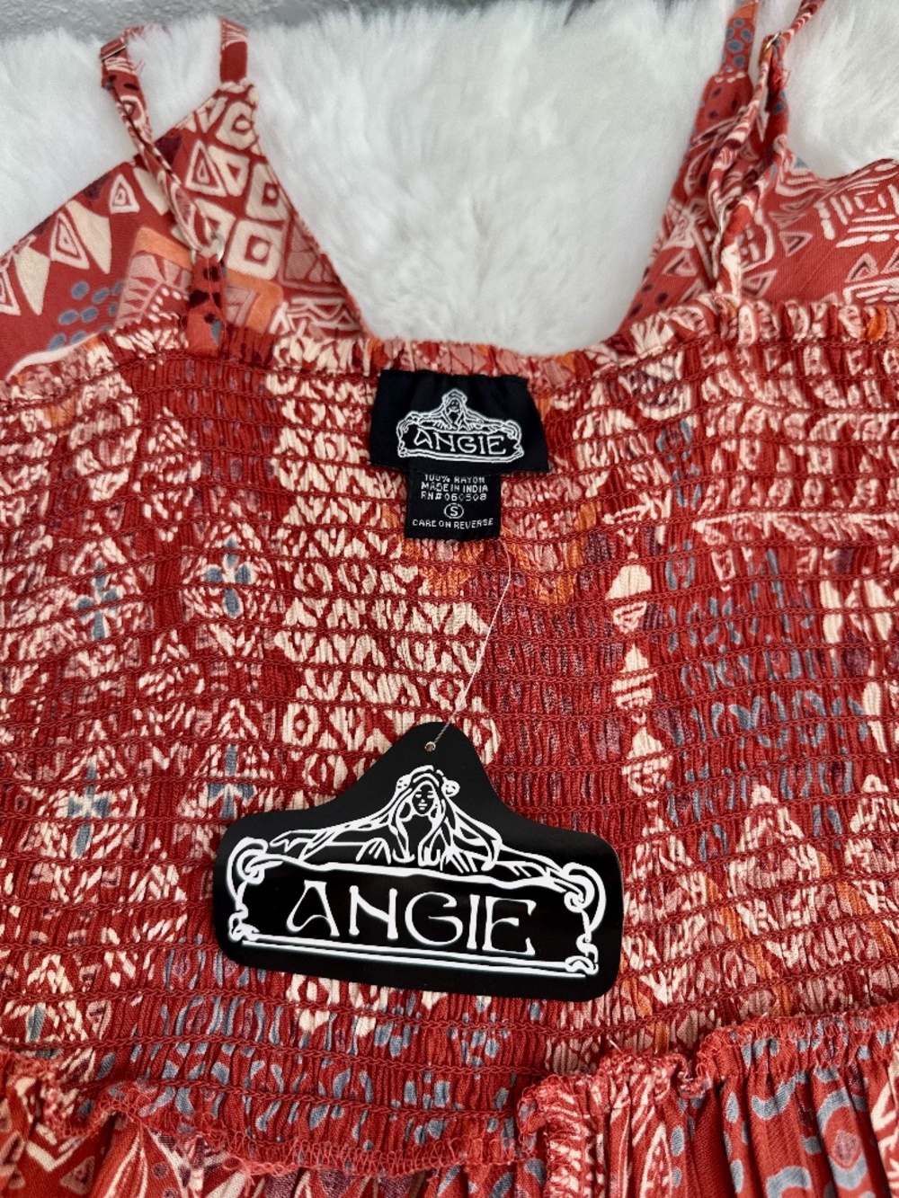 🌿 Angie Boho Smocked Wide-Leg Jumpsuit – Size Small 🌿 - Picture 11 of 13